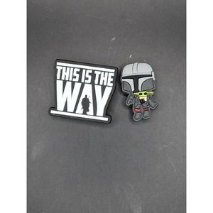This is the way- mandalorian /Disney - Croc Charm/Jibbitz